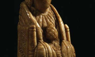 Queen ivory chess piece 12th century italian